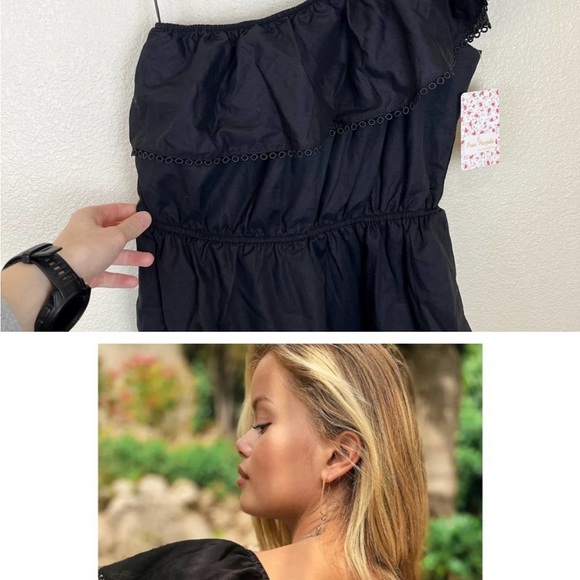 NWT Free People Dresses Free People One Shoulder Mini Dress - Picture 4 of 6